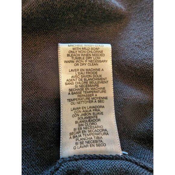 Michael Kors Dress Women's Small Black Short Sleeve Knee Length Cotton Blend - Picture 6 of 8